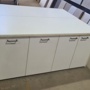 Large White Credenza