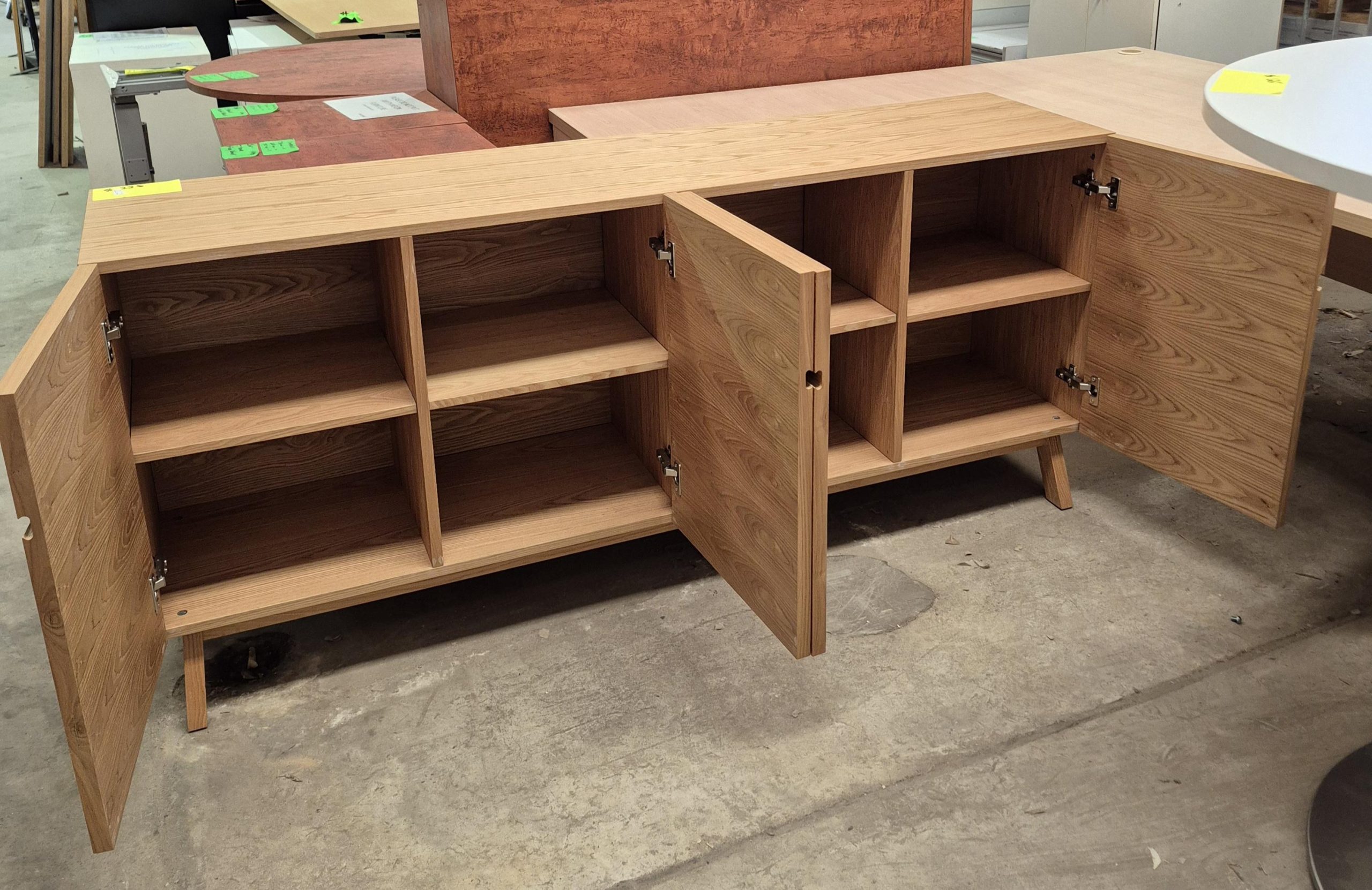 Large 4-Door Timber Credenza  1800 mm W - Image 3