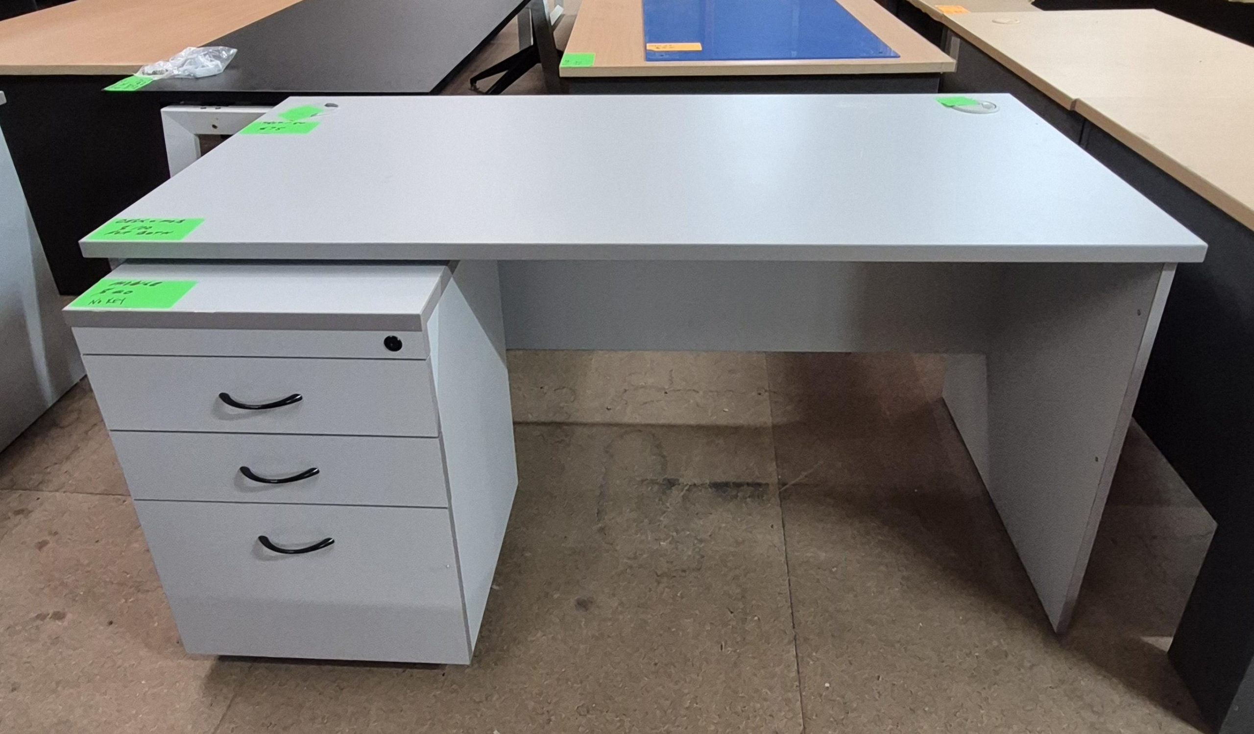 Desk with Mobile Pedestal